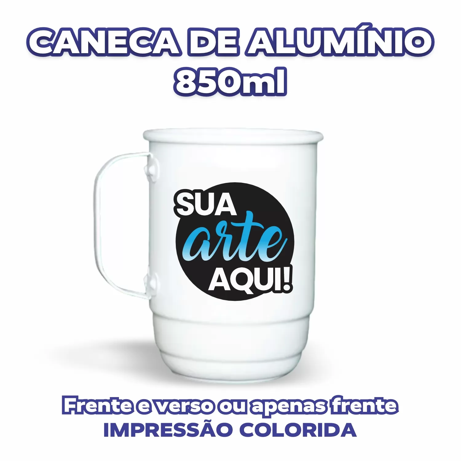 Caneca de Alumínio 850ml
